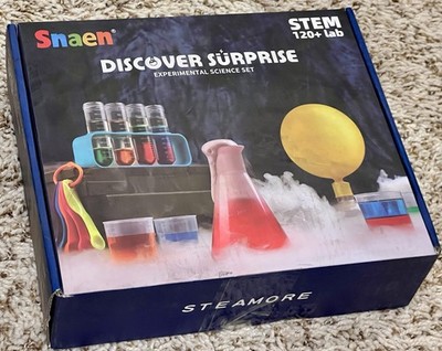 Discover Surprise Science Experiment Kit w/ 120+ Science Experiments by Snaen
