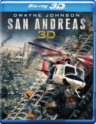 SAN ANDREAS (Blu-Ray 3D, Blu-Ray 2D, 2015) Brand-New / Sealed ~15% OFF 3+