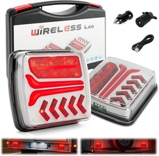 Wireless Magnetic Trailer Lights   Rechargeable LED TailLight Kit For Trailer