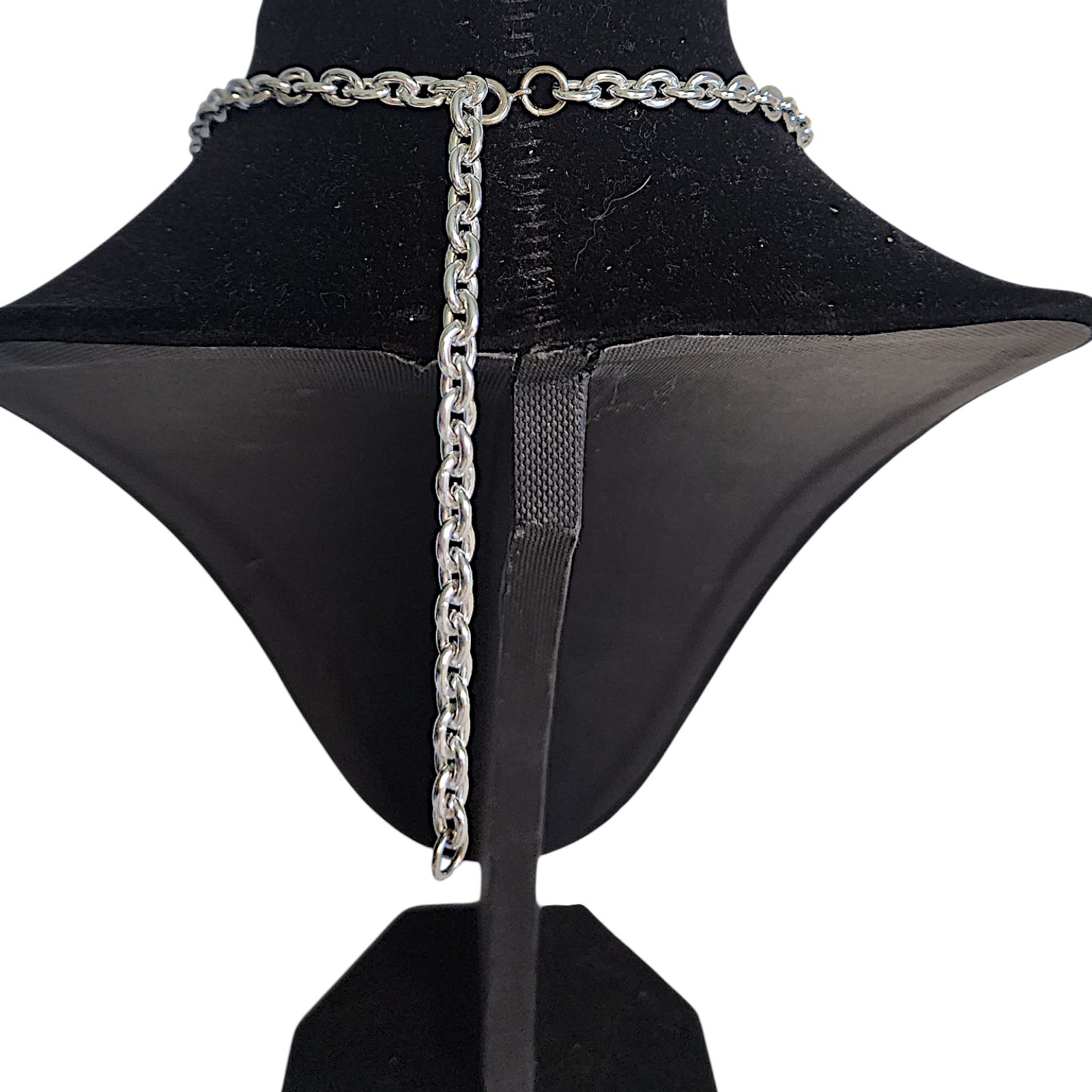 Sarah Coventry Folklore Necklace Blue Turquoise Pendant Silver Tone