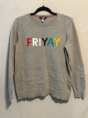 Joules Knitwear Sweater ''FRIYAY'' Women's Size 12