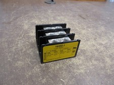 Buss Power Distribution Block 16204-3 175A 600V 3P Line 1 : 2/0-8, 10-14 Used