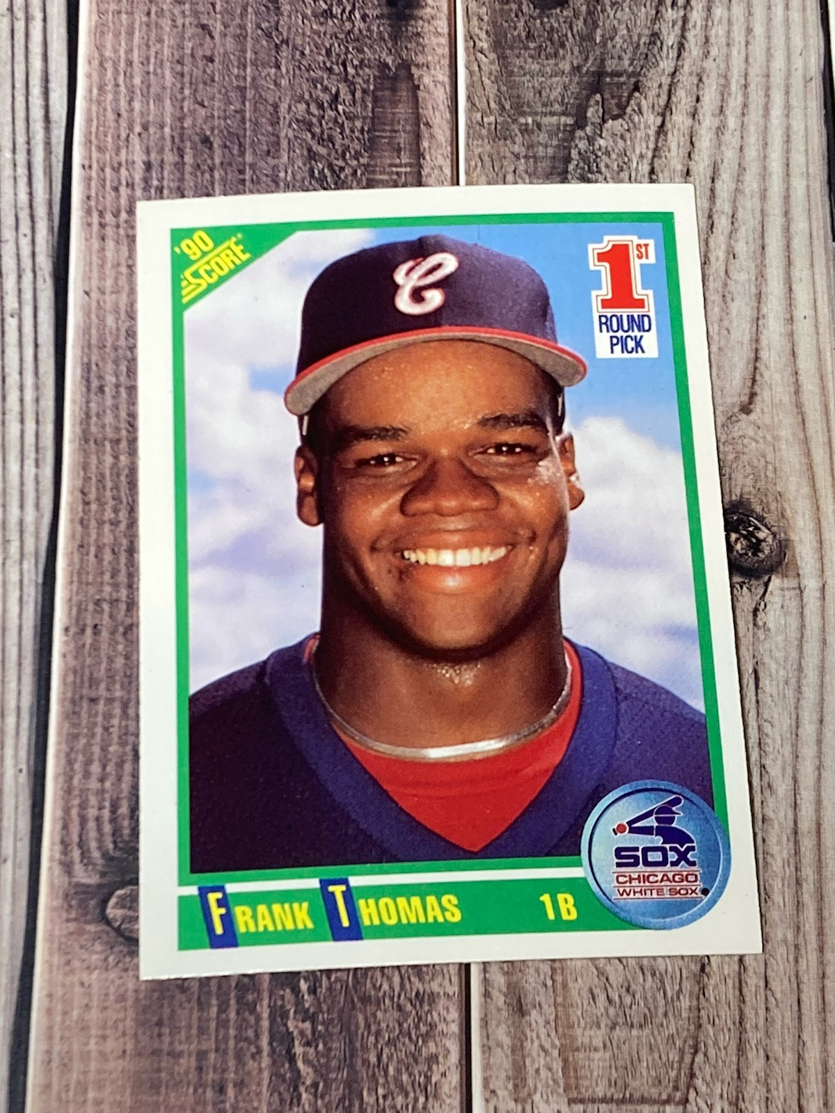 Chicago White Sox 1990 Score Baseball #663 Frank Thomas Rookie Card