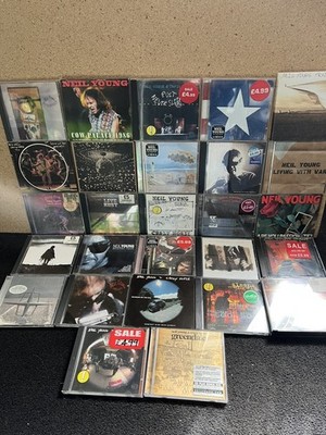 Neil Young 27x CD Album Mega Bundle Folk Rock Crazy Horse Collection VG+
