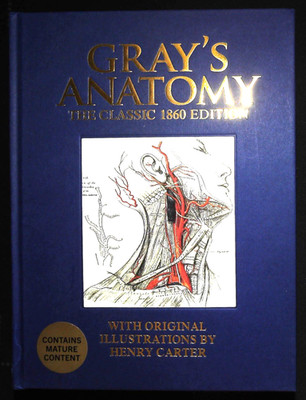 Gray's Anatomy Classic 1860 edition with illustrations by Henry Carter NEW
