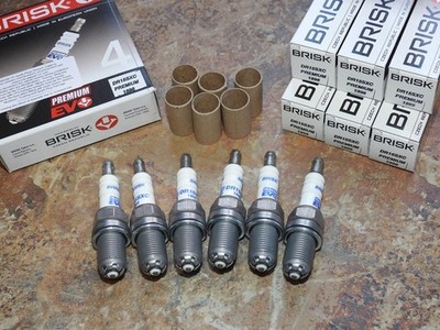 6x BRISK DR15SXC Evo Laser Spark Plugs fit: Audi Q5 - 3.2 FSi Quattro 2008-2012