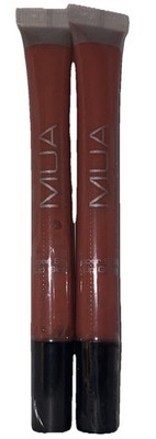 (PACK OF 2) MUA Make Up Academy Super Shine Gloss #143 NUDE (New/Sealed/RARE)