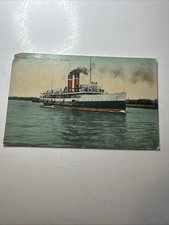 Postcard Steamer Turninia Nearing Tornoto