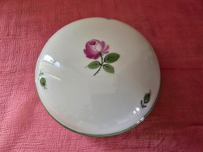 Augarten Wiener Rose 1  Dose D 13,5 cm 1. Wahl Top !
