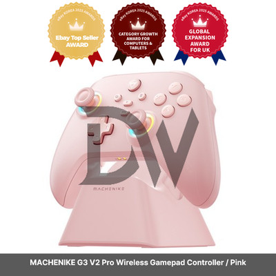 MACHENIKE G3 V2 Pro Wireless Gamepad Controller / Pink / Switch Kompatibel