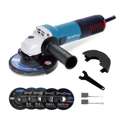 DongCheng Winkelschleifer 800W, ScheibenØ 125 mm, 11,800min1,Schnellverschlus...
