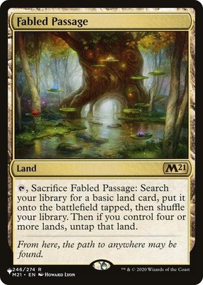 Fabled Passage - The List Reprints