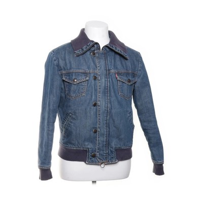 Levi Strauss & Co, Gefütterte Jeansjacke, Herren, Größe: M, 70650, Blau #ff0