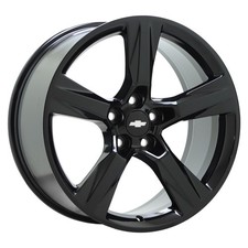 20x8.5 Camaro Rs Ss Gloss Black Wheel Rim Factory Oem Gm Front 5760