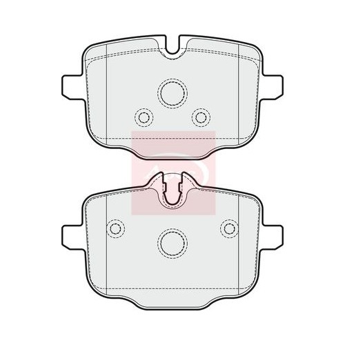 For BMW X5 G05 F95 2018 on BRAKE PADS (REAR) (R90) PAD1779