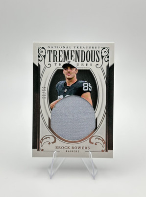 2025 National Treasures Tremendous Treasures Brock Bowers 89/99 No. TT-BBS