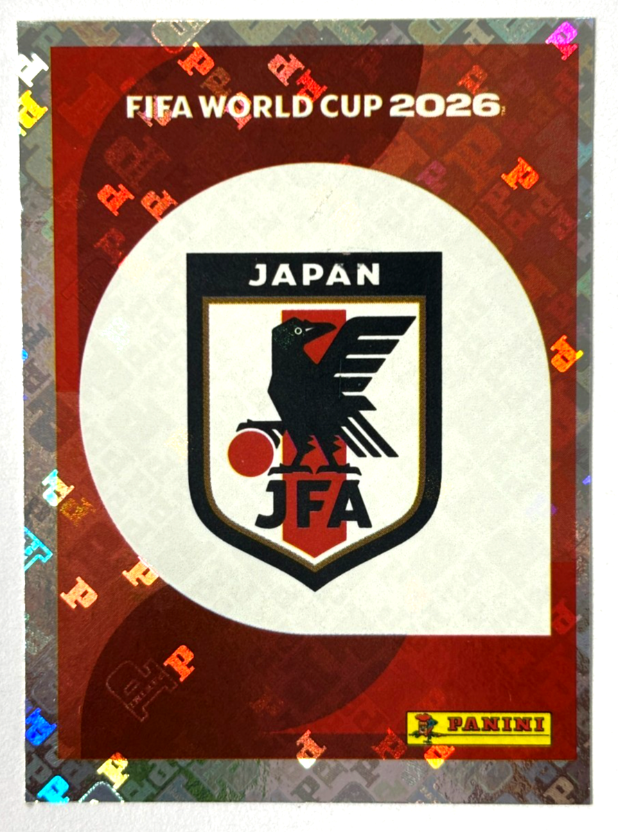 2026 FIFA WC USA Panini Sticker #429 JPN 1 JAPAN SHIELD Brazil
