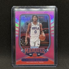 Tyrese Maxey RC 2020-21 Chronicles Basketball Marquee Pink Foil #260 76ers