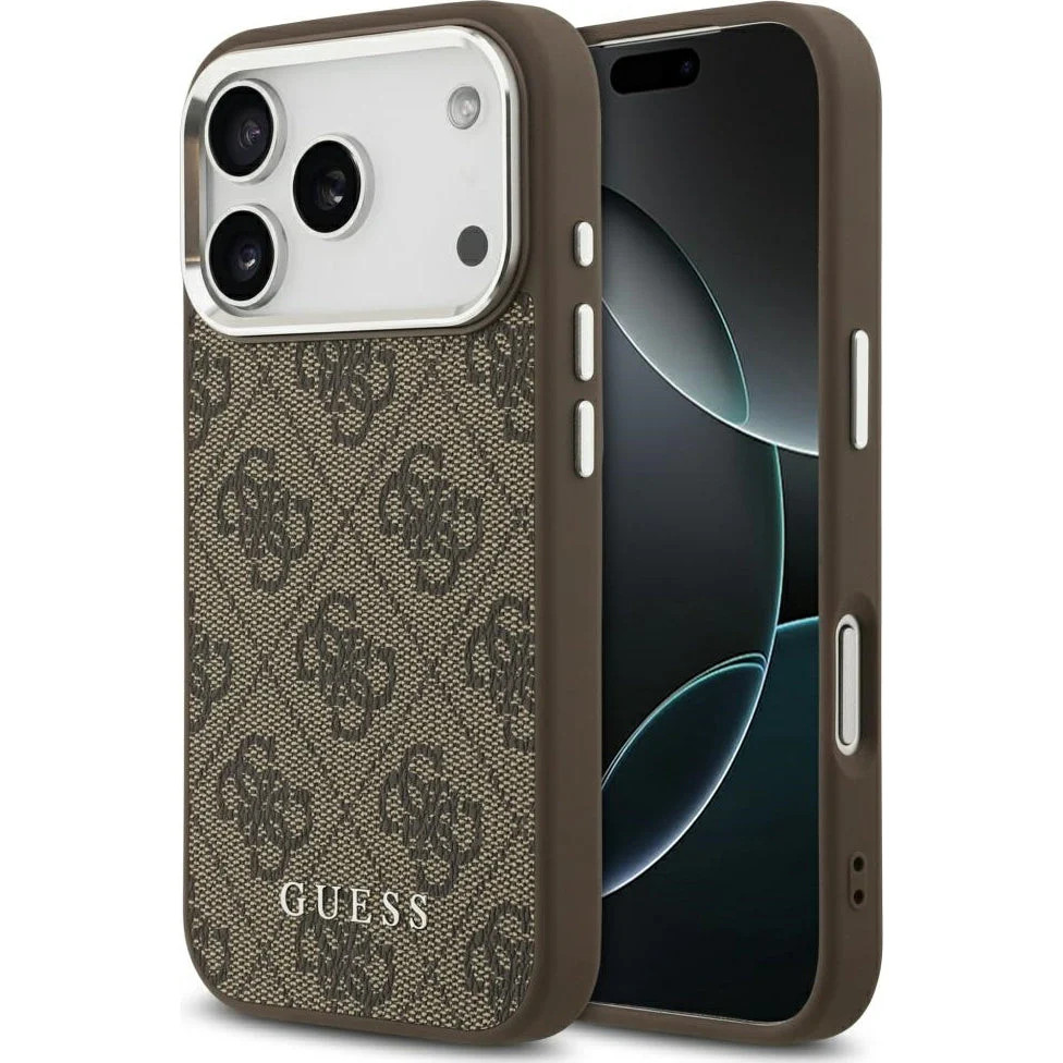 Handyhülle für iPhone 17 Pro Max Guess Case Cover Schutzhülle Etui Hülle Braun