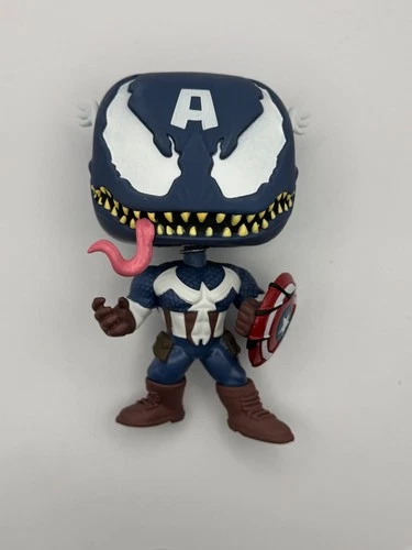NO BOX - F Funko Pop Marvel Venomozed Captain America Vinyl Figure #364