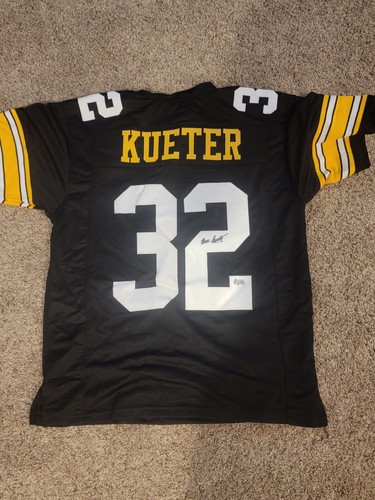 Ben Kueter Signed Jersey Iowa Hawkeyes Free SHIPPING Beckett Coa - Picture 1 of 2