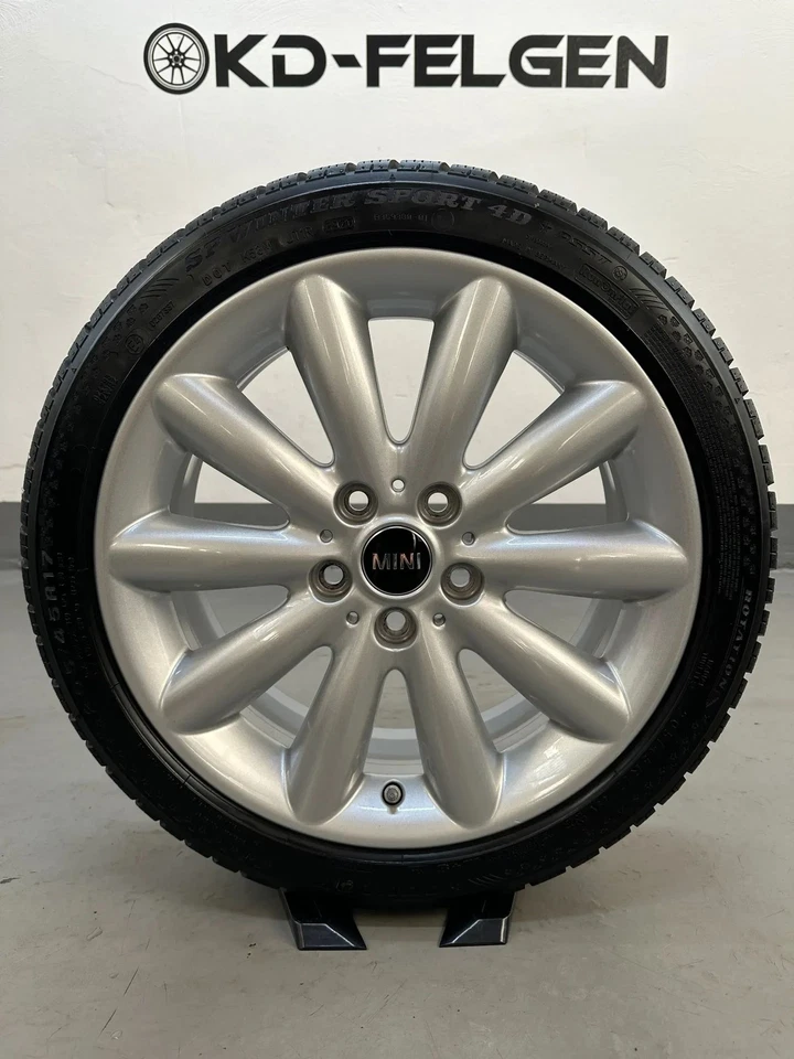 Original Mini F55 F56 F57 17 Zoll Winterräder Cosmos Spoke 499 One Cooper SE RDK - Bild 2 von 4