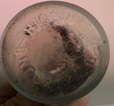 Antique Clear Glass Higgin&rsquo;s Ink Bottle Brooklyn N.Y. Pre-1900 Historical