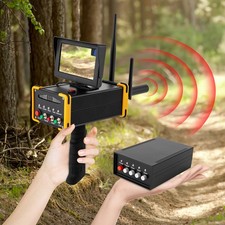 Long Range 3D Gold Silver Gem Diamond Metal Detector Treasure Hunter Finder LCD