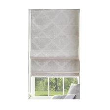 PERI HOME IVORY CORDLESS ROMAN SHADE 23X64 ROOM DARKENING  NEW