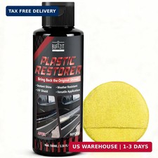 Plastic Restorer for Cars, Black Trim Restorer for Faded Plastic, Vinyl Rubber