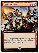 Count on Luck (Extended Art) -#385-Aetherdrift-Regular-NM