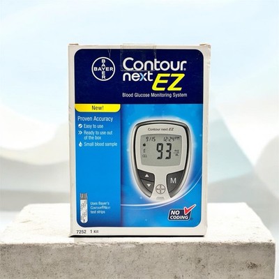 Bayer Contour NEXT EZ Blood Glucose Meter Monitoring System Gray | NOS OPEN BOX