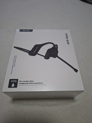 Bluetooth 5.3 Bone Conduction Headset Wireless Open Ear Headphones with Mic
