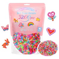 BüGelperlen Set 3200 StüCk 5 Mm, 11 Farben, Vynyqoo, Bastelset FüR Kinder Ab 6