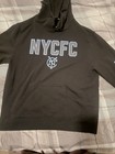 Negative Space New York City FC MLS Soccer Pullover Hoodie Black Size M — photo 2