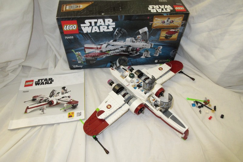 Lego Star Wars Arc170 Starfighter 75402 + minifigures + box + instructions