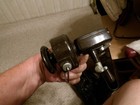 Vtg Rare Daiwa 7290AR Brown Spinning Fishing Reel Needs Bail Kick Lever Spring — photo 6