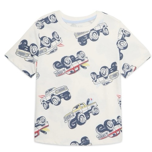 365 Kids by Garanimals Boys Monster Truck Graphic Tees, 2-Piece Size 6 - Afbeelding 4 van 5