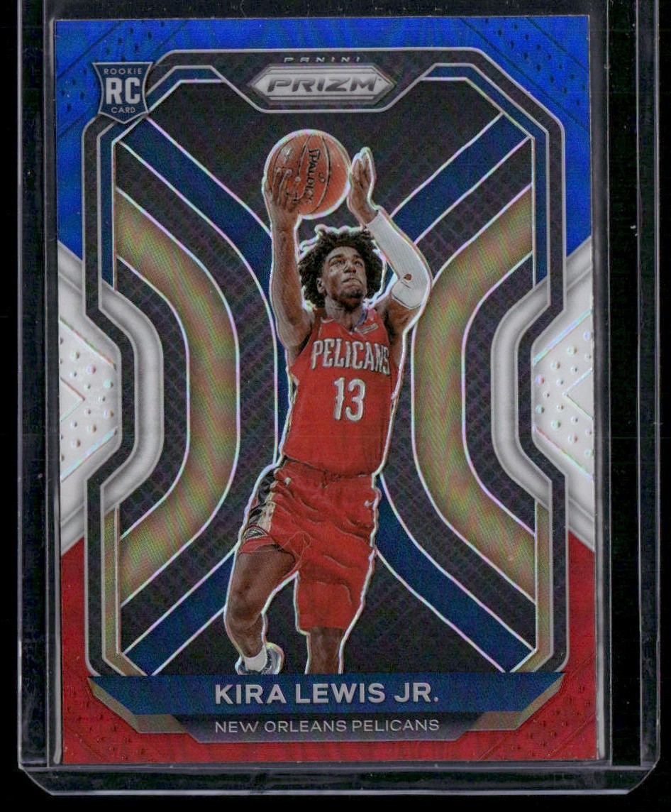 2020-21 Panini Prizm #272 Kira Lewis Jr. Red, White and Blue Prizms