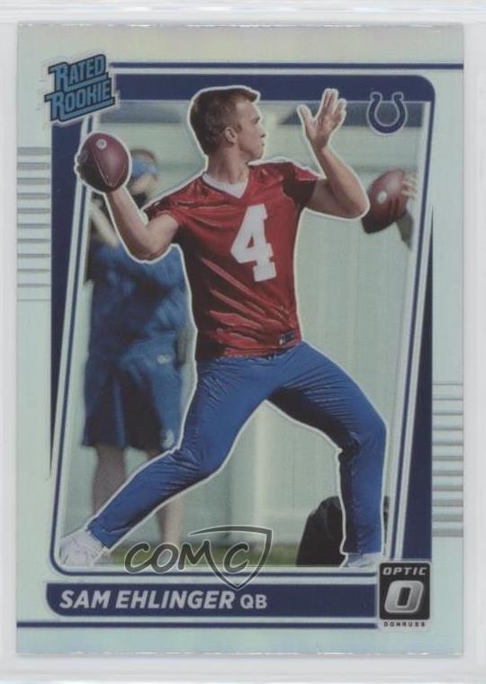 2021 Panini Donruss Rated Rookie Optic Holo Preview Sam Ehlinger #P-319 06at