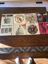 Lot of 8 Vintage Comedy Vinyl Comedy Records Please See Photos for Titles