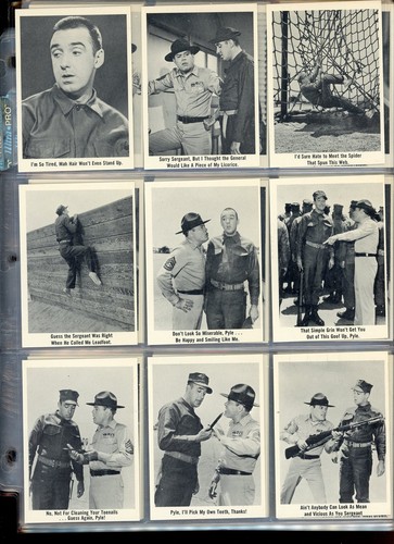 1965 Fleer Gomer Pyle kompletter 66 Karten Satz in Seiten - Bild 3 von 8