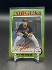 #ROA-JME Joey Meneses Red Ink Auto /75 - 2024 Topps Heritage High Number