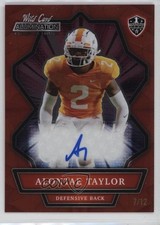 2021 Alumination NIL Collegiate Edition Red 7/12 Alontae Taylor Auto 5f3