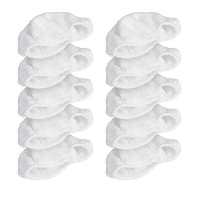 Microfibre Pads For Steam Cleaner Set Of 10 Replacement Cloths For Handheld Stea