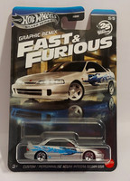 Hot Wheels Fast & Furious Custom Acura Integra Sedan Gsr 5/5 Graphic Remix JBY45