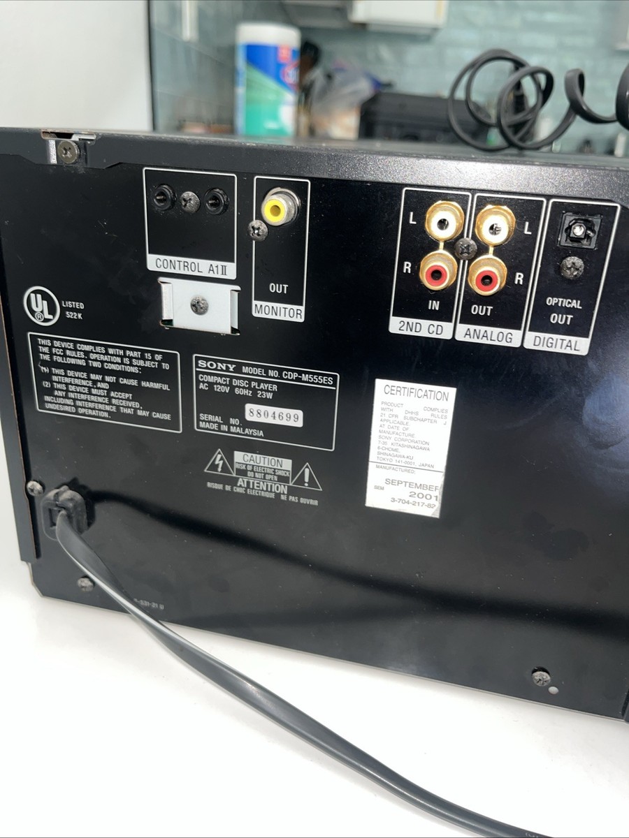 Sony CDP-CX555ES CD Changer for sale online | eBay