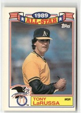 1990 TOPPS #12 TONY LARUSSA GLOSSY ALL-STARS OAKLAND ATHLETICS
