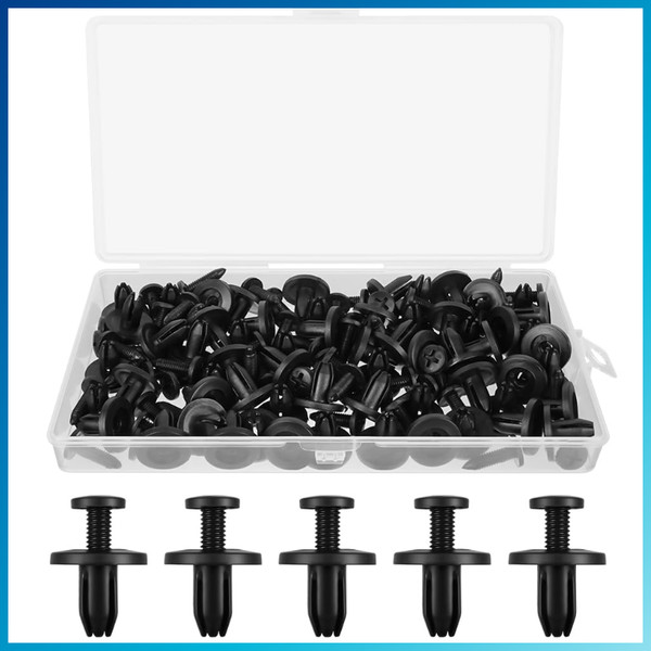 60 StüCk Kunststoffnieten 6Mm Universal Halterungsclips FüR StoßStangen-image