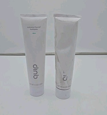 QuipAnticavity Fluoride Toothpaste Mint 4.6 oz Imperfect Tube Sealed 2pk 